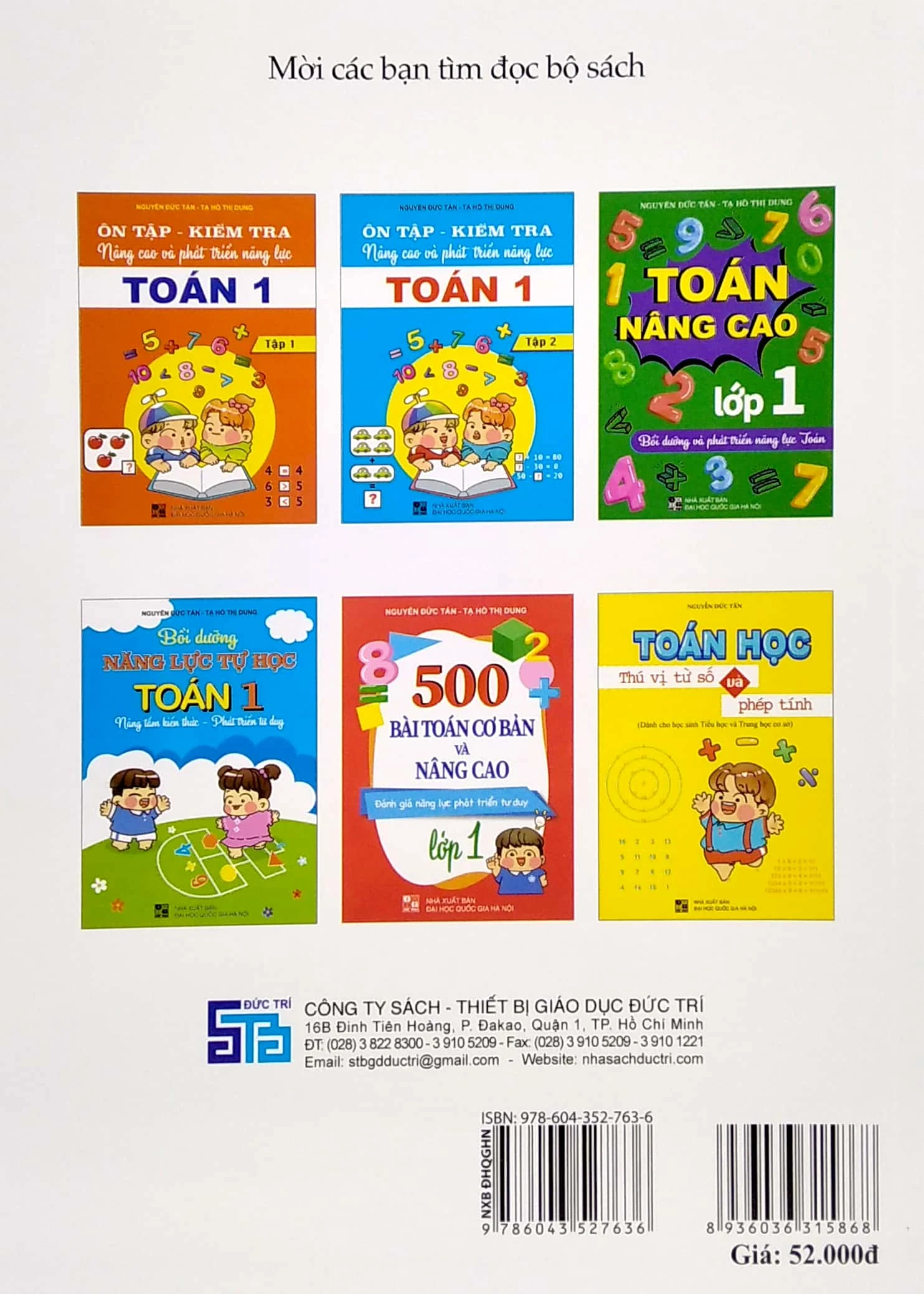 Ôn tập - kiểm tra nâng cao và phát triển năng lực Toán Lớp 1 Tập 1 1